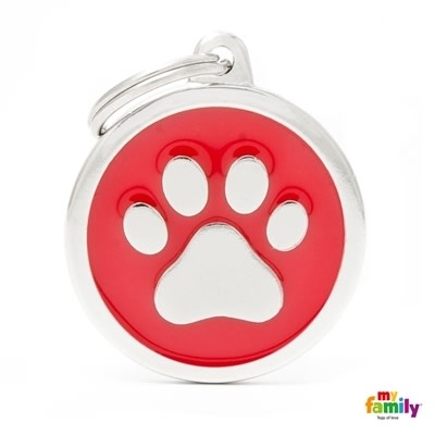 MY FAMILY CLASSIC BIG RED CIRCLE PAW