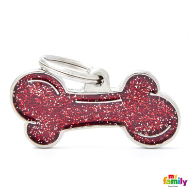 MY FAMILY SHINE BIG BONE RED GLITTER1