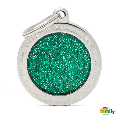 MY FAMILY SHINE GREEN BIG CIRCLE