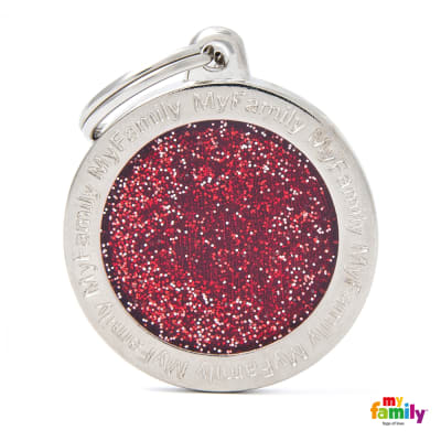 MY FAMILY SHINE RED BIG CIRCLE