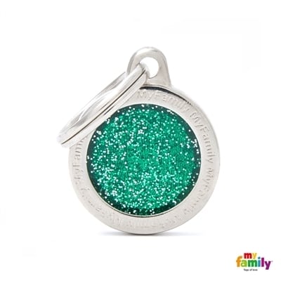 MY FAMILY SHINE  GREEN SMALL CIRCLE