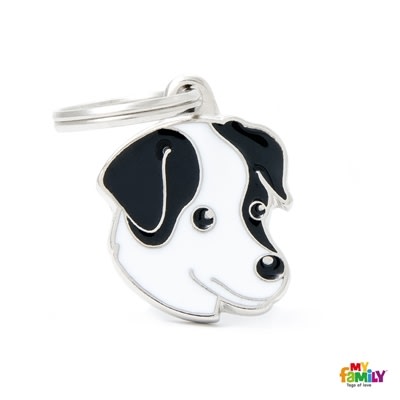 MY FAMILY FRIENDS BLACK AND WHITE JACK RUSSEL