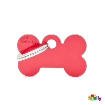 MY FAMILY BASIC ALUMINIUM RED SMALL BONE