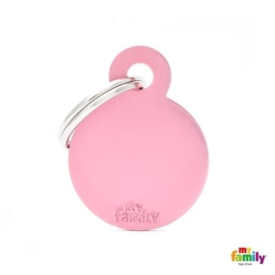 MY FAMILY BASIC ALUMINIUM PINK SMALL CIRCLE