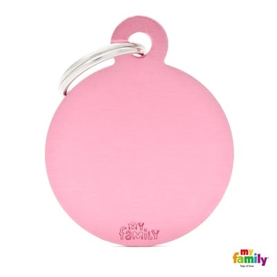 MY FAMILY BASIC ALUMINIUM PINK BIG CIRCLE