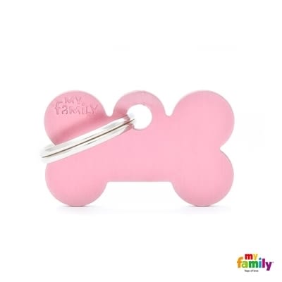 MY FAMILY BASIC ALUMINIUM PINK SMALL BONE
