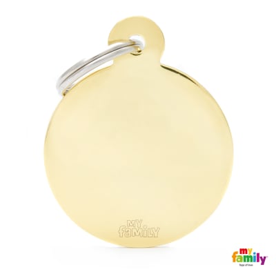 MY FAMILY GOLDEN BRASS BIG ROUND GRANDE1