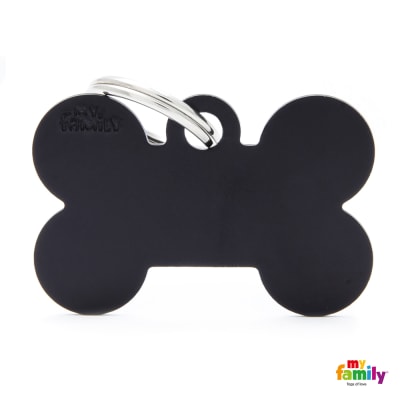 MY FAMILY BASIC ALUMINIUM BLACK BIG BONE MEDIANO1