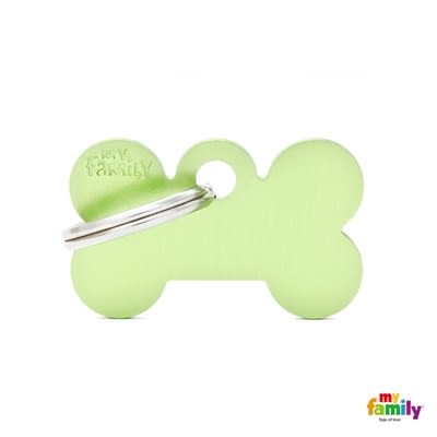 MY FAMILY BASIC ALUMINIUM GREEN SMALL BONE 