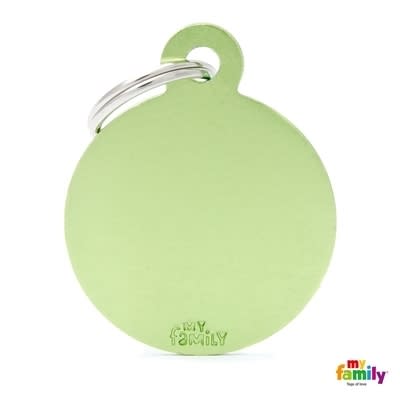 MY FAMILY BASIC ALUMINIUM GREEN BIG CIRCLE GRANDE