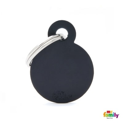 MY FAMILY BASIC ALUMINIUM BLACK SMALL CIRCLE1