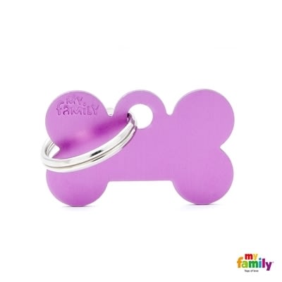 MY FAMILY BASIC ALUMINIUM PURPLE SMALL BONE