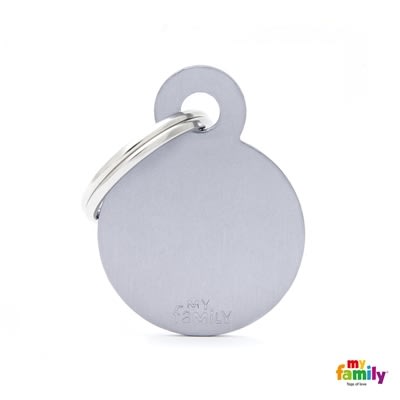 MY FAMILY BASIC ALUMINIUM GREY SMALL CIRCLE1