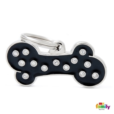 MY FAMILY CHIC BIG BLACK BONE STRASS MEDIANO