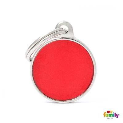 MY FAMILY REFLECTIVE SMALL RED CIRCLE
