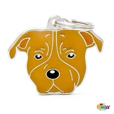 MY FAMILY FRIENDS BROWN AMERICAN STAFFORDSHIRE TERRIER