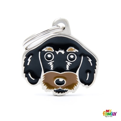 MY FAMILY FRIENDS DACHSHUND PELO DURO NEGRO