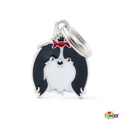 MY FAMILY FRIENDS  BLACK AND WHITE SHIH TZU1