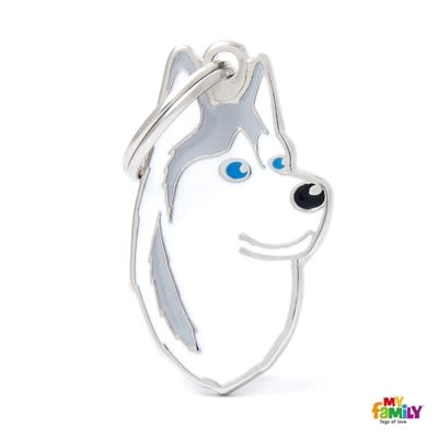 MY FAMILY FRIENDS GREY AND WHITE SIBERIAN HUSKY1