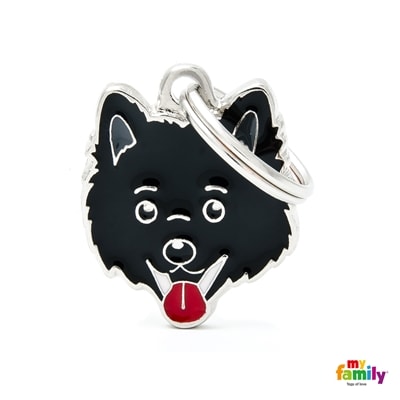 MY FAMILY FRIENDS BLACK ITALIAN SPITZ