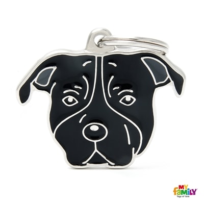 MY FAMILY FRIENDS BLACK AMERICAN STAFFORDSHIRE TERRIER1