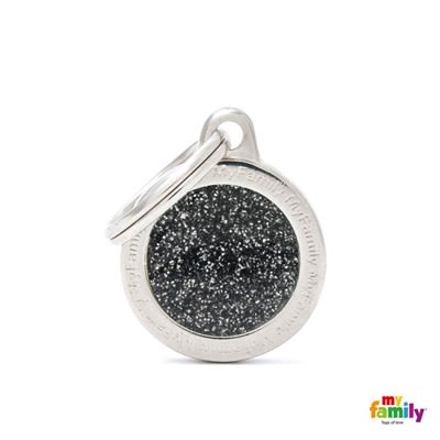 MY FAMILY SHINE  BLACK SMALL CIRCLE1