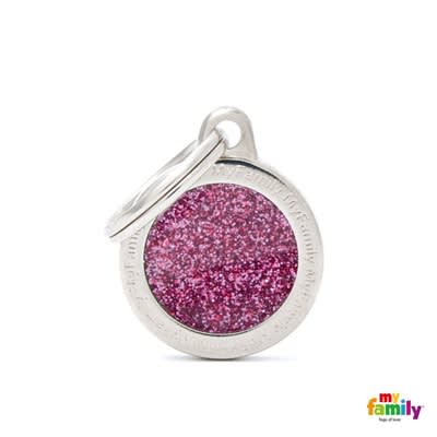 MY FAMILY  SHINE PINK SMALL CIRCLE