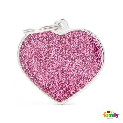 MY FAMILY SHINE PINK BIG HEART