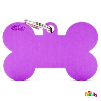 MY FAMILY BASIC ALUMINIUM PURPLE XL BONE