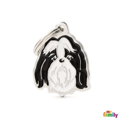 MY FAMILY FRIENDS BLACK AND WHITE SHIH TZU - NEW