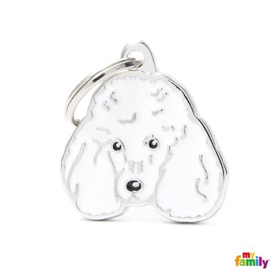 MY FAMILY FRIENDS BARBONCINO BIANCO - WHITE POODLE1