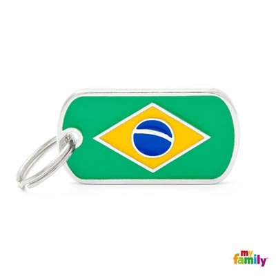 MY FAMILY FLAG BRAZIL 