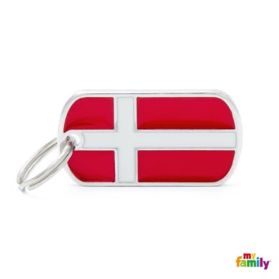 MY FAMILY FLAG DENMARK (DINAMARCA)