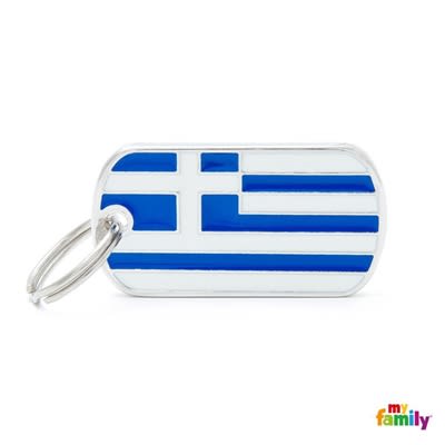 MY FAMILY FLAG GREECE 