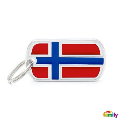 MY FAMILY FLAG NORWAY (NORUEGA)1