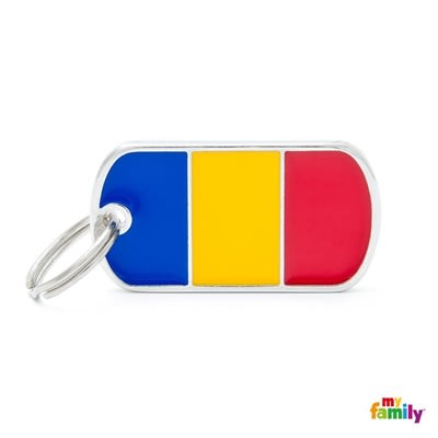 MY FAMILY FLAG ROMANIA (RUMANIA)