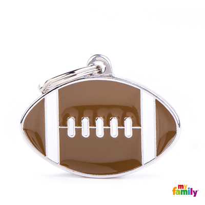MY FAMILY CHARMS BIG ROUND AMERICAN FOOTBALL
