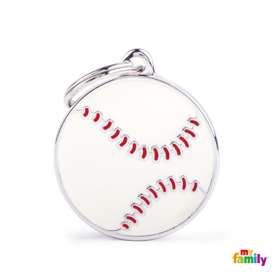 MY FAMILY CHARMS BIG ROUND BASEBALL