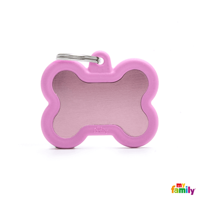 MY FAMILY HUSHTAG HUESO ALUMINIO ROSA GOMA ROSA