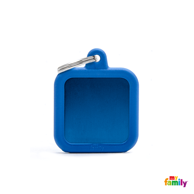 MY FAMILY HUSHTAG CUADRADO ALUMINIO AZUL GOMA AZUL1