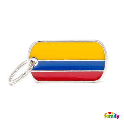 MY FAMILY FLAG COLOMBIA