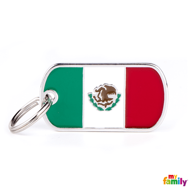 MY FAMILY FLAG MEXICO