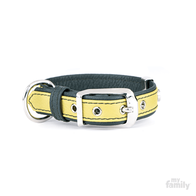 MY FAMILY COLLAR FIRENZE - CUERO - LIMA - CIRC. 27/31 CM