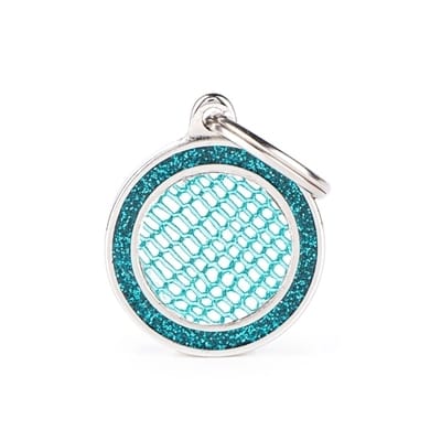 MY FAMILY SHINE CIRCULO MEDIANO SAINT TROPEZ TURQUESA CON PURPURINA1