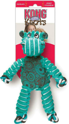 KONG FLOPPY KNOTS HIPPO SMALL/MEDIUM