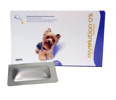 REVOLUTION PIPETA DE 2.6 KG A 5 KG  (PERROS) 0.25ML