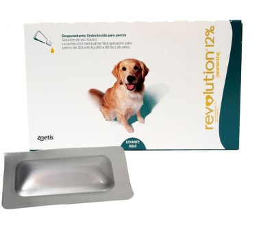 REVOLUTION PIPETA DE 20.1 KG A 40 KG x UNIDAD (PERROS) 1.0ML