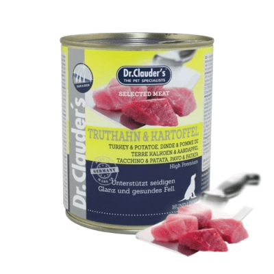 DR. CLAUDERS - DOG TRUTHAHN & KARTOFFEL(PAVO Y PAPA) 800 G1
