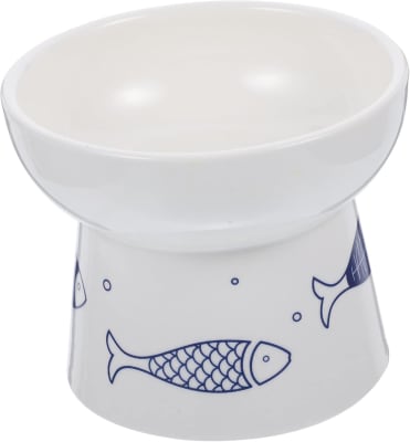 PLATO ELEVADO DE CERAMICA PARA GATOS