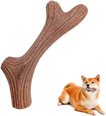 GIGWI DOG CHEW WOODEN ANTLER (LARGE)